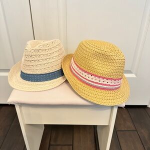 Girls Joe Fresh Straw Fedoras